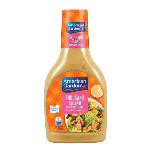 GETIT.QA- Qatar’s Best Online Shopping Website offers AMERICAN GARDEN GLUTEN-FREE DAIRY-FREE THOUSAND ISLAND DRESSING & DIP 473 ML at the lowest price in Qatar. Free Shipping & COD Available!