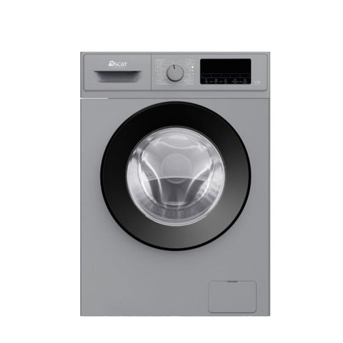 GETIT.QA- Qatar’s Best Online Shopping Website offers OSCAR FRONT LOAD WASHING MACHINE, 8 KG, GREY, OFL85UG at the lowest price in Qatar. Free Shipping & COD Available!