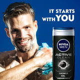 GETIT.QA- Qatar’s Best Online Shopping Website offers NIVEA MEN SHOWER GEL ACTIVE CLEAN 250 ML at the lowest price in Qatar. Free Shipping & COD Available!