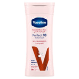 GETIT.QA- Qatar’s Best Online Shopping Website offers VASELINE ESSENTIAL EVEN TONE PERFECT 10 BODY LOTION 200 ML at the lowest price in Qatar. Free Shipping & COD Available!