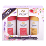 GETIT.QA- Qatar’s Best Online Shopping Website offers YARDLEY ANTI-PERSPIRANT ROLL-ON-- 3 X 50 ML at the lowest price in Qatar. Free Shipping & COD Available!