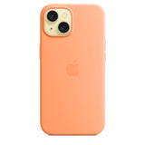 GETIT.QA- Qatar’s Best Online Shopping Website offers APPLE IPHONE 15 SILICONE CASE WITH MAGSAFE, ORANGE SORBET, MT0W3ZM/A at the lowest price in Qatar. Free Shipping & COD Available!