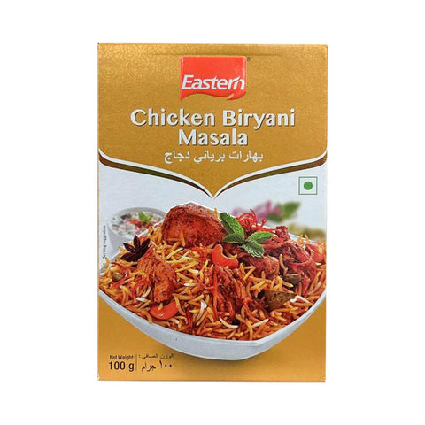 GETIT.QA- Qatar’s Best Online Shopping Website offers EASTERN CHICKEN BIRIYANI MASALA 100 G
 at the lowest price in Qatar. Free Shipping & COD Available!
