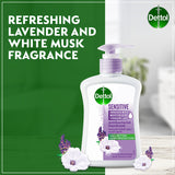 GETIT.QA- Qatar’s Best Online Shopping Website offers DETTOL HANDWASH LIQUID SOAP SENSITIVE PUMP LAVENDER & WHITE MUSK FRAGRANCE 400 ML at the lowest price in Qatar. Free Shipping & COD Available!