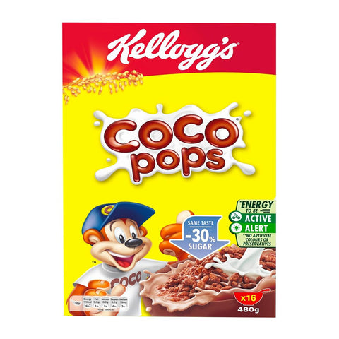 GETIT.QA- Qatar’s Best Online Shopping Website offers KELLOGG'S COCO POPS 30% LESS SUGAR 480 G at the lowest price in Qatar. Free Shipping & COD Available!