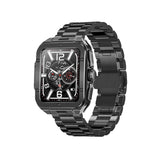 GETIT.QA- Qatar’s Best Online Shopping Website offers SWISS MILITARY SMART WATCH ALPS 2,GUNMETAL FRAME AND STAINLESS STEEL STRAP, SQUARE FACE at the lowest price in Qatar. Free Shipping & COD Available!