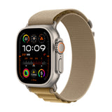 GETIT.QA- Qatar’s Best Online Shopping Website offers PRE-ORDER APPLE WATCH ULTRA 2 GPS + CELLULAR, 49 MM NATURAL TITANIUM CASE WITH TAN ALPINE LOOP - MEDIUM at the lowest price in Qatar. Free Shipping & COD Available!