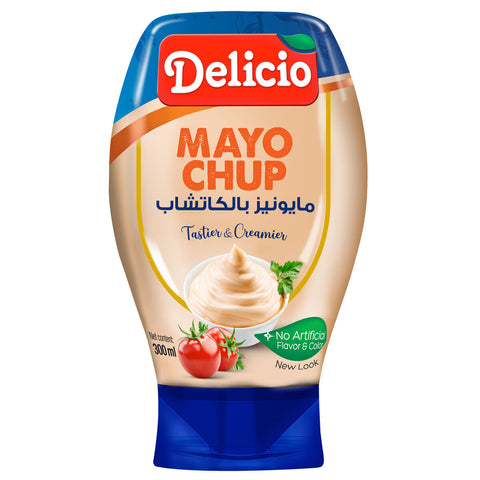 GETIT.QA- Qatar’s Best Online Shopping Website offers DELICIO MAYO-CHUP 300 ML at the lowest price in Qatar. Free Shipping & COD Available!