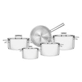 GETIT.QA- Qatar’s Best Online Shopping Website offers TRAMONTINA STAINLESS STEEL COOKWARE SET 9PCS 65400013 at the lowest price in Qatar. Free Shipping & COD Available!