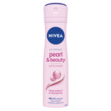 GETIT.QA- Qatar’s Best Online Shopping Website offers NIVEA ANTIPERSPIRANT SPRAY FOR WOMEN PEARL & BEAUTY 150 ML at the lowest price in Qatar. Free Shipping & COD Available!