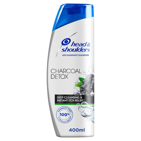 Head & Shoulders Charcoal Detox Anti-Dandruff Shampoo 400 ml - GETIT.QA