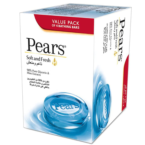 GETIT.QA- Qatar’s Best Online Shopping Website offers PEARS SOFT & FRESH SOAP 4 X 125 G at the lowest price in Qatar. Free Shipping & COD Available!