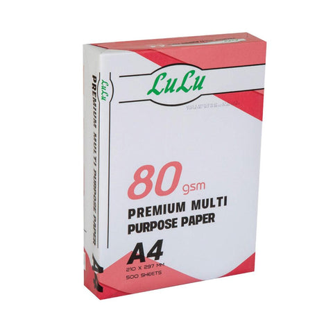 GETIT.QA- Qatar’s Best Online Shopping Website offers LULU COPY PAPER A4 80GSM, 500 SHEETS at the lowest price in Qatar. Free Shipping & COD Available!