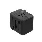 GETIT.QA- Qatar’s Best Online Shopping Website offers PORODO DUAL USB-A UNIVERSAL TRAVEL ADAPTER 2.4A, BLACK, PD-12WUTA-BK at the lowest price in Qatar. Free Shipping & COD Available!