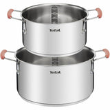 GETIT.QA- Qatar’s Best Online Shopping Website offers TEFAL STAINLESS STEEL COOKWARE SET 6PCS OPTISPACE at the lowest price in Qatar. Free Shipping & COD Available!