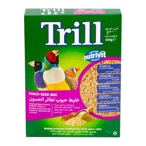 GETIT.QA- Qatar’s Best Online Shopping Website offers TRILL FINCH SEED MIX 500 G at the lowest price in Qatar. Free Shipping & COD Available!