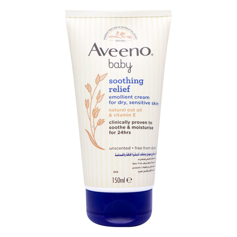 GETIT.QA- Qatar’s Best Online Shopping Website offers AVEENO BABY SOOTHING RELIEF EMOLLIENT CREAM 150 ML at the lowest price in Qatar. Free Shipping & COD Available!