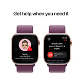 GETIT.QA- Qatar’s Best Online Shopping Website offers PRE-ORDER APPLE WATCH SERIES 10 GPS, 42MM ROSE GOLD ALUMINIUM CASE WITH PLUM SPORT LOOP, MWWK3QA/A at the lowest price in Qatar. Free Shipping & COD Available!