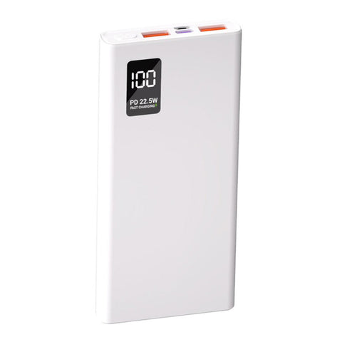 GETIT.QA- Qatar’s Best Online Shopping Website offers TRANDS 20000 MAH POWERBANK, 22.5 W, WHITE, TR-PB6375 at the lowest price in Qatar. Free Shipping & COD Available!