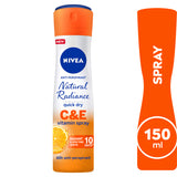 GETIT.QA- Qatar’s Best Online Shopping Website offers NIVEA NATURAL RADIANCE VITAMIN C&E ANTIPERSPIRANT SPRAY FOR WOMEN 150 ML at the lowest price in Qatar. Free Shipping & COD Available!