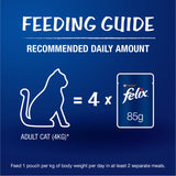 GETIT.QA- Qatar’s Best Online Shopping Website offers PURINA WET CAT FOOD FELIX AS GOOD AS IT LOOKS TUNA IN JELLY 85 G
 at the lowest price in Qatar. Free Shipping & COD Available!