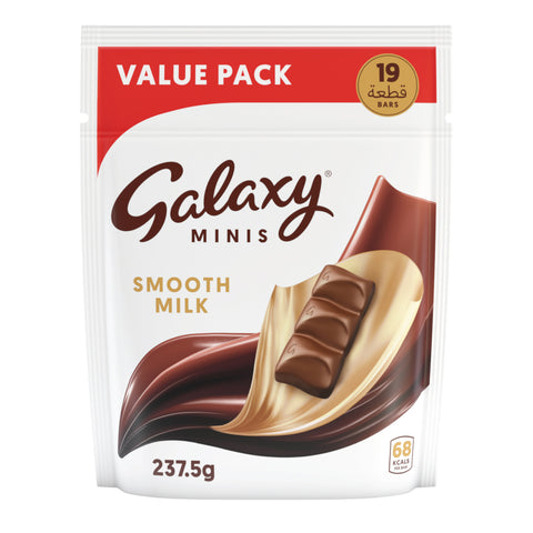 GETIT.QA- Qatar’s Best Online Shopping Website offers GALAXY MINIS SMOOTH MILK CHOCOLATE BAR 19 PCS 237.5 G at the lowest price in Qatar. Free Shipping & COD Available!