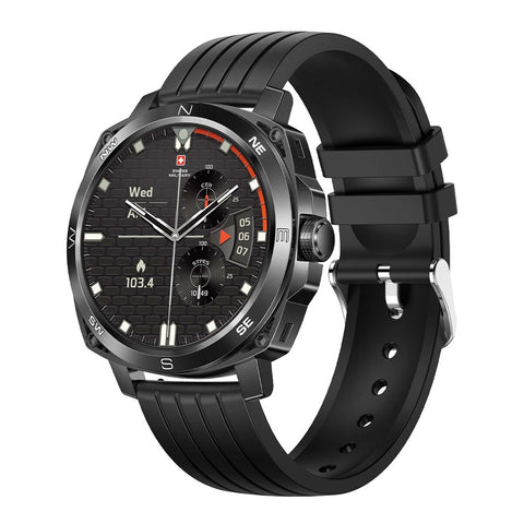 GETIT.QA- Qatar’s Best Online Shopping Website offers SWISS MILITARY DOM4 SMARTWATCH BLACK SILICON at the lowest price in Qatar. Free Shipping & COD Available!