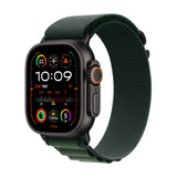 GETIT.QA- Qatar’s Best Online Shopping Website offers PRE-ORDER APPLE WATCH ULTRA 2 GPS + CELLULAR, 49 MM BLACK TITANIUM CASE WITH DARK GREEN ALPINE LOOP - LARGE at the lowest price in Qatar. Free Shipping & COD Available!