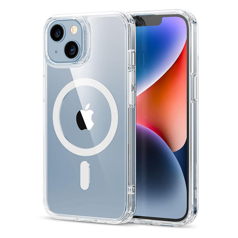 GETIT.QA- Qatar’s Best Online Shopping Website offers TRANDS IPHONE 15 MAG SAFE BACK CASE, CLEAR, TR-C4564 at the lowest price in Qatar. Free Shipping & COD Available!