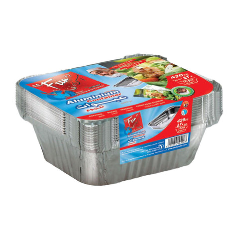 GETIT.QA- Qatar’s Best Online Shopping Website offers FUN ALUMINIUM CONTAINER WITH LID 420CC 10PCS at the lowest price in Qatar. Free Shipping & COD Available!