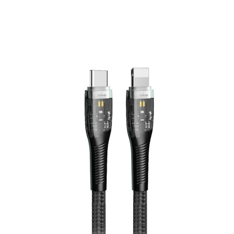 GETIT.QA- Qatar’s Best Online Shopping Website offers TRANDS TYPE-C TO LIGHTNING CABLE, 20W, GLASSY, CA739 at the lowest price in Qatar. Free Shipping & COD Available!