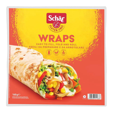 GETIT.QA- Qatar’s Best Online Shopping Website offers SCHAR TORTILLA WRAP GLUTEN FREE 160 G at the lowest price in Qatar. Free Shipping & COD Available!