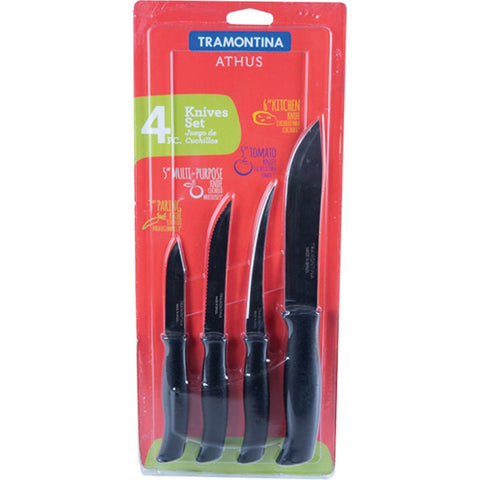 GETIT.QA- Qatar’s Best Online Shopping Website offers TRAMONTINA ATHUS KINFE SET 4PCS at the lowest price in Qatar. Free Shipping & COD Available!