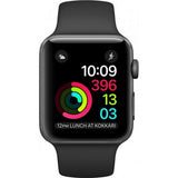 GETIT.QA- Qatar’s Best Online Shopping Website offers APPLE WATCH SERIES 1 MP022 38MM SPACE GRAY ALUMINUM CASE WITH BLACK SPORT BAND at the lowest price in Qatar. Free Shipping & COD Available!