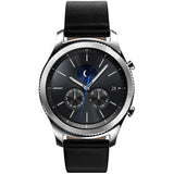 GETIT.QA- Qatar’s Best Online Shopping Website offers SAMSUNG GEAR S3 CLASSIC SILVER CASE WITH BLACK STRAP at the lowest price in Qatar. Free Shipping & COD Available!