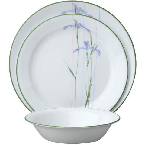 GETIT.QA- Qatar’s Best Online Shopping Website offers CORELLE DINNER SET SHADOW IRIS ROUND IM 18PCS at the lowest price in Qatar. Free Shipping & COD Available!