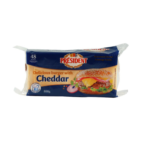 GETIT.QA- Qatar’s Best Online Shopping Website offers PRESIDENT CHEDDAR SLICE CHEESE 48PCS 800G at the lowest price in Qatar. Free Shipping & COD Available!