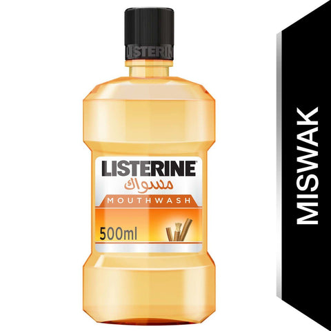 GETIT.QA- Qatar’s Best Online Shopping Website offers LISTERINE MISWAK MOUTHWASH 500 ML at the lowest price in Qatar. Free Shipping & COD Available!