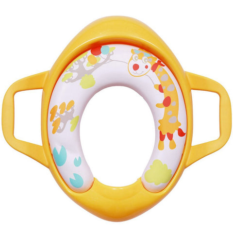 GETIT.QA- Qatar’s Best Online Shopping Website offers FIRST STEP BABY TOILET POTTY SEAT Z-009 ORANGE at the lowest price in Qatar. Free Shipping & COD Available!