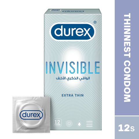 GETIT.QA- Qatar’s Best Online Shopping Website offers DUREX INVISIBLE EXTRA THIN CONDOM 12 PCS at the lowest price in Qatar. Free Shipping & COD Available!