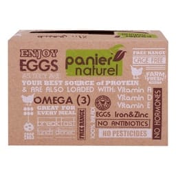 Panier Naturel Free Range Brown Eggs 12 pcs