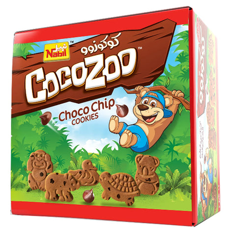 GETIT.QA- Qatar’s Best Online Shopping Website offers Nabil CocoZoo Choco Chip Cookies 12 x 26 g at the lowest price in Qatar. Free Shipping & COD Available!