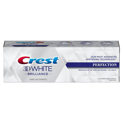 GETIT.QA- Qatar’s Best Online Shopping Website offers CREST 3D WHITE BRILLIANCE PERFECTION TOOTHPASTE 75 ML at the lowest price in Qatar. Free Shipping & COD Available!