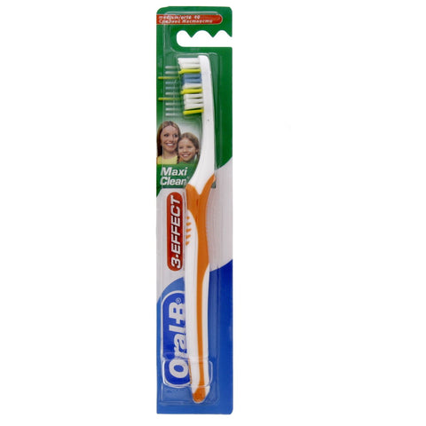 GETIT.QA- Qatar’s Best Online Shopping Website offers ORAL-B TOOTHBRUSH 3 EFFECT MAXI CLEAN MEDIUM ASSORTED COLOR 1 PC at the lowest price in Qatar. Free Shipping & COD Available!