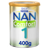 GETIT.QA- Qatar’s Best Online Shopping Website offers NESTLE NAN COMFORT 1 STARTER INFANT FORMULA FROM BIRTH TO 6 MONTHS 400 G at the lowest price in Qatar. Free Shipping & COD Available!