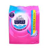 GETIT.QA- Qatar’s Best Online Shopping Website offers LIL LETS MAXI THICK LONG PADS WITH WINGS 30PCS at the lowest price in Qatar. Free Shipping & COD Available!