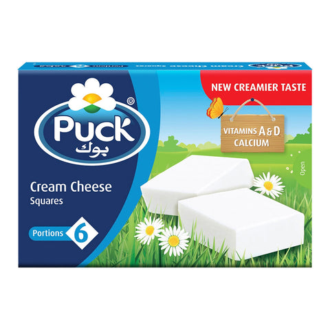 Puck Cream Cheese Squares 6 Portions 108 g - GETIT.QA
