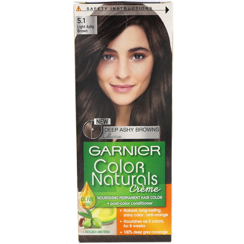 GETIT.QA- Qatar’s Best Online Shopping Website offers GARNIER COLOR NATURALS 5.1 LIGHT ASHY BROWN 1 PKT at the lowest price in Qatar. Free Shipping & COD Available!