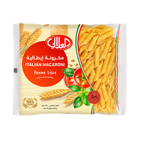 GETIT.QA- Qatar’s Best Online Shopping Website offers AL ALALI ITALIAN MACARONI PENNE LISCE 450 G at the lowest price in Qatar. Free Shipping & COD Available!