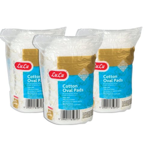 GETIT.QA- Qatar’s Best Online Shopping Website offers LULU OVAL COTTON PADS 3 X 40 PCS at the lowest price in Qatar. Free Shipping & COD Available!